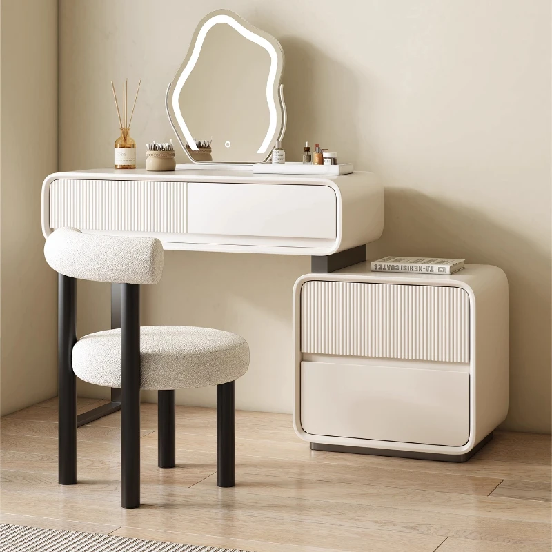 

Tall Mobile Vanity Table Bedroom Girl Beauty Women Cosmetics Large Luxury Dressing Table Living Room Penteadeira Home Furniture