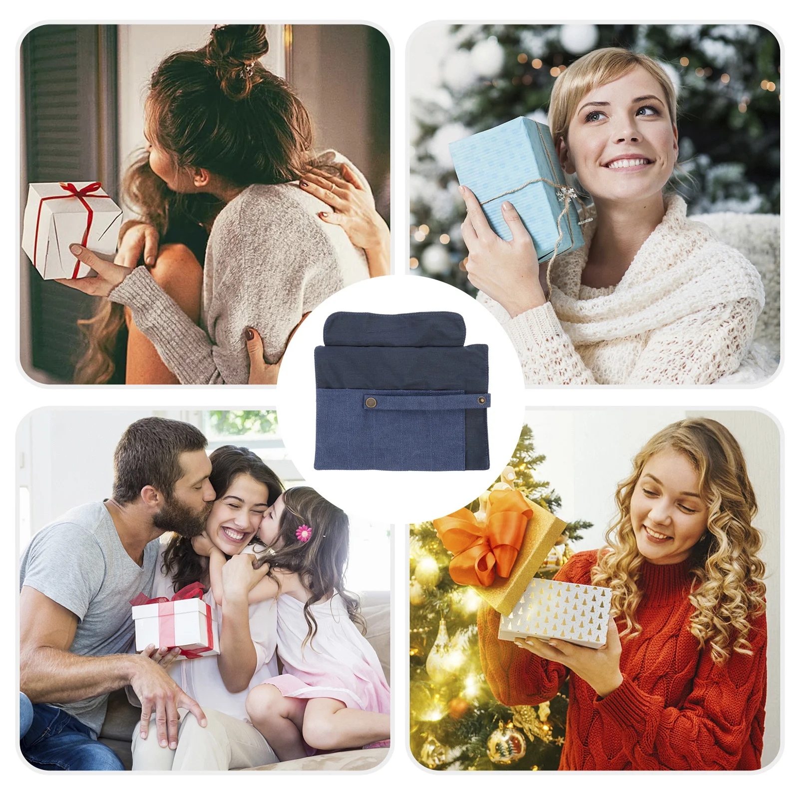 

Canvas Watch Storage Bag 5 Slot Roll Organizer Portable Travel Case for Watches and Accessories Canvas Watch Roll