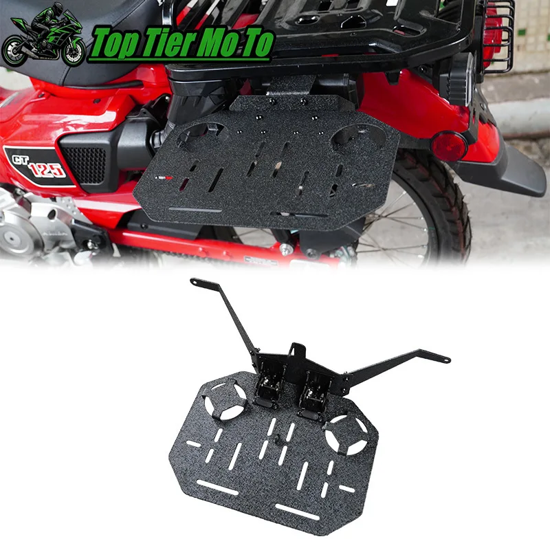 Fit For HONDA CT125 Trail 125 Hunter Cub Foldable luggage rear rack compatible with (For spare fuel tank and storage of items)