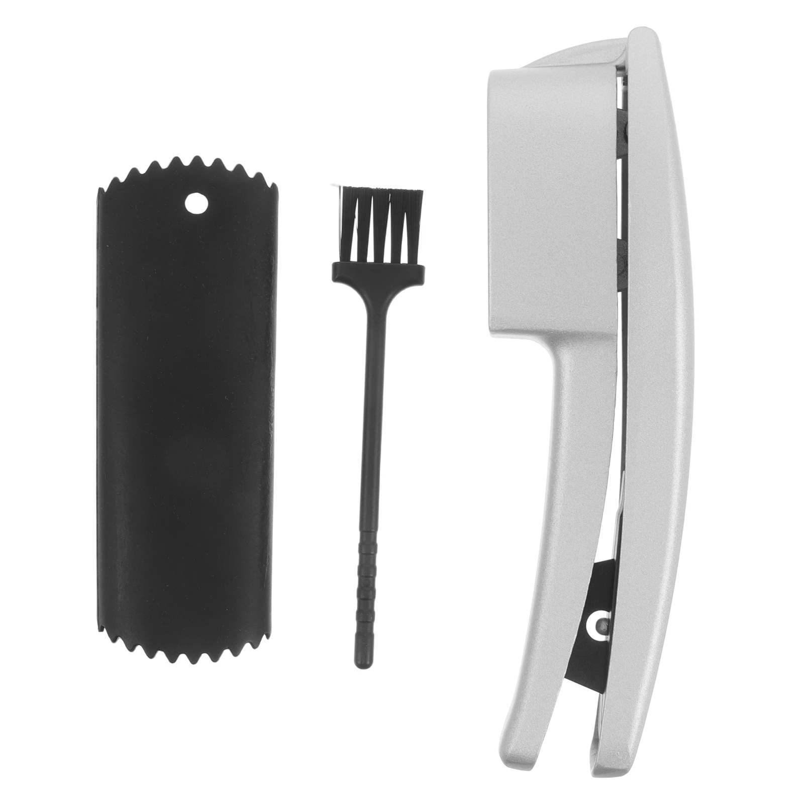 

Garlic Press Garlic Mincer Alloy Heavy Duty Kitchen Tool Rust Proof Manual Crusher Veggie Tool Set Peeler Brush Slicer