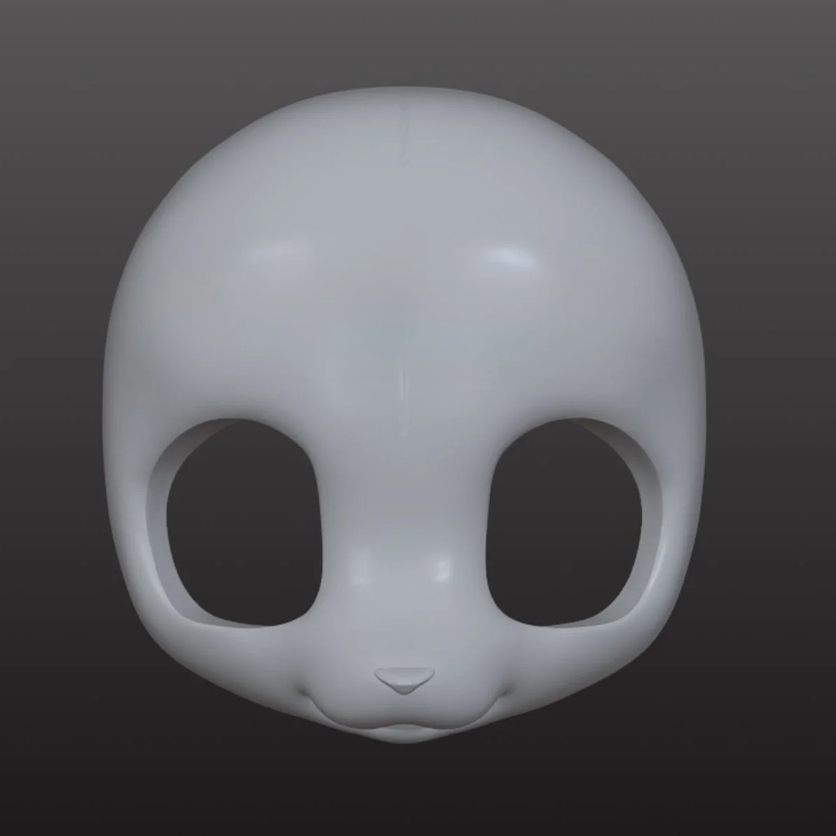 Fursuit Head Base Kemono Animal Costume Skull Cute Furry Short Kiss Skull Petg3D Printing DIY Anime Accessories Cosplay Props