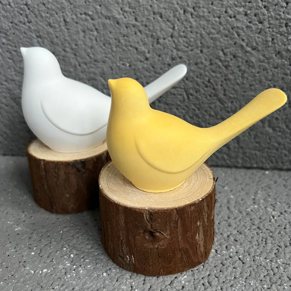 3D-Vogel-Tierform, niedliche Schmetterlings-Gips-Hängedekoration, Harz-Silikon-Tonform, DIY-Liebesvogel-Gartendekoration – Detail 10