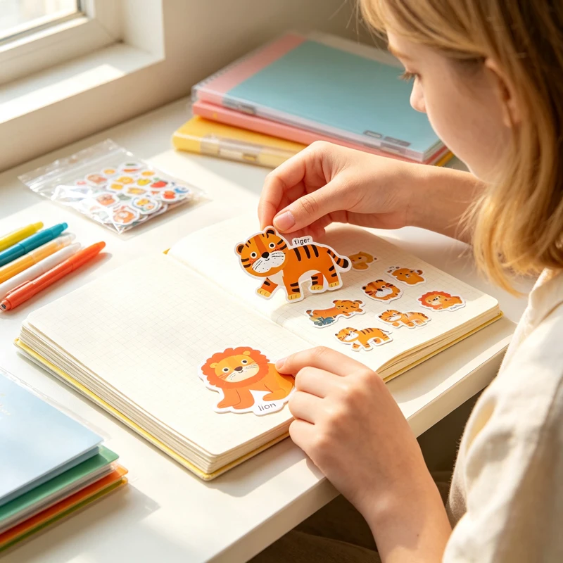 Reusable Sticker Book for Kids Vehicles Truck Stickers Educational Learning Travel Stickers Activity Books for Toddler Girls Boy