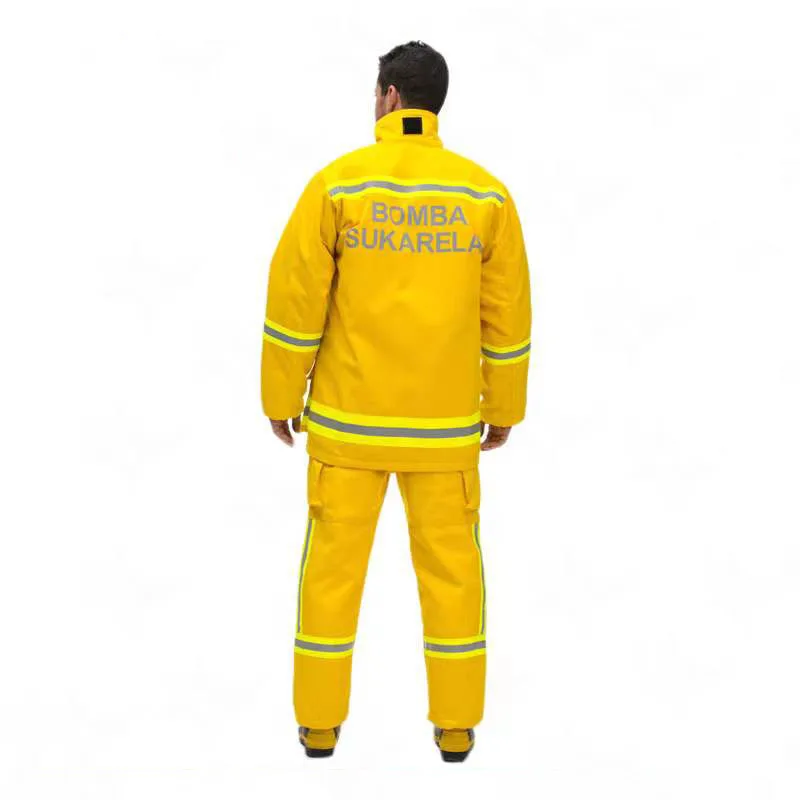 Firefighter Survival Suit Aramid Fire Emergency Flame Coat Full Body