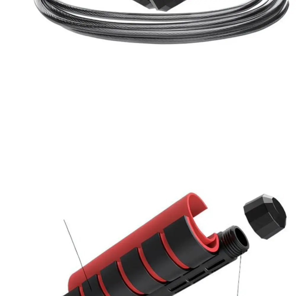 High Quality Steel Wire Jump Rope Adjustable Speed Skipping Tool For Fitness Training Cardio Workout Home Gym