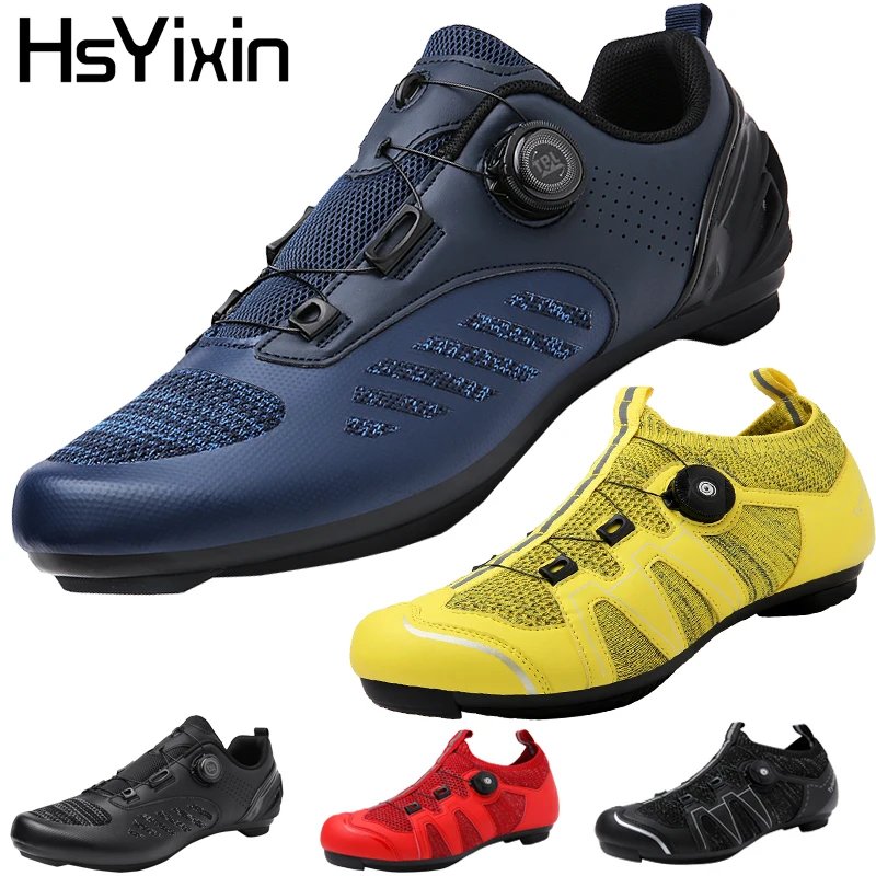 

Road Bike Men's Professional Self-locking Cycling Shoes Lock Shoes Speed Cycling sneaker Men's Road Cycling Shoes Anti-slip Shoe