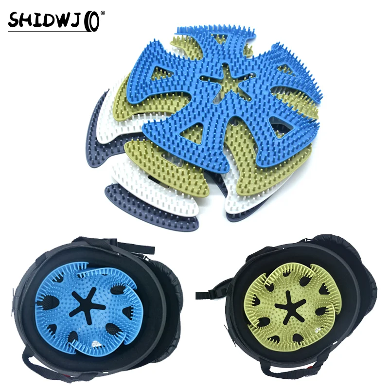 1PC Silicone Motorcycle Helmet Liner Pad Anti-deformation Helmet Pad Ventilate Breathable Cycling Helmet Ventilation Liner