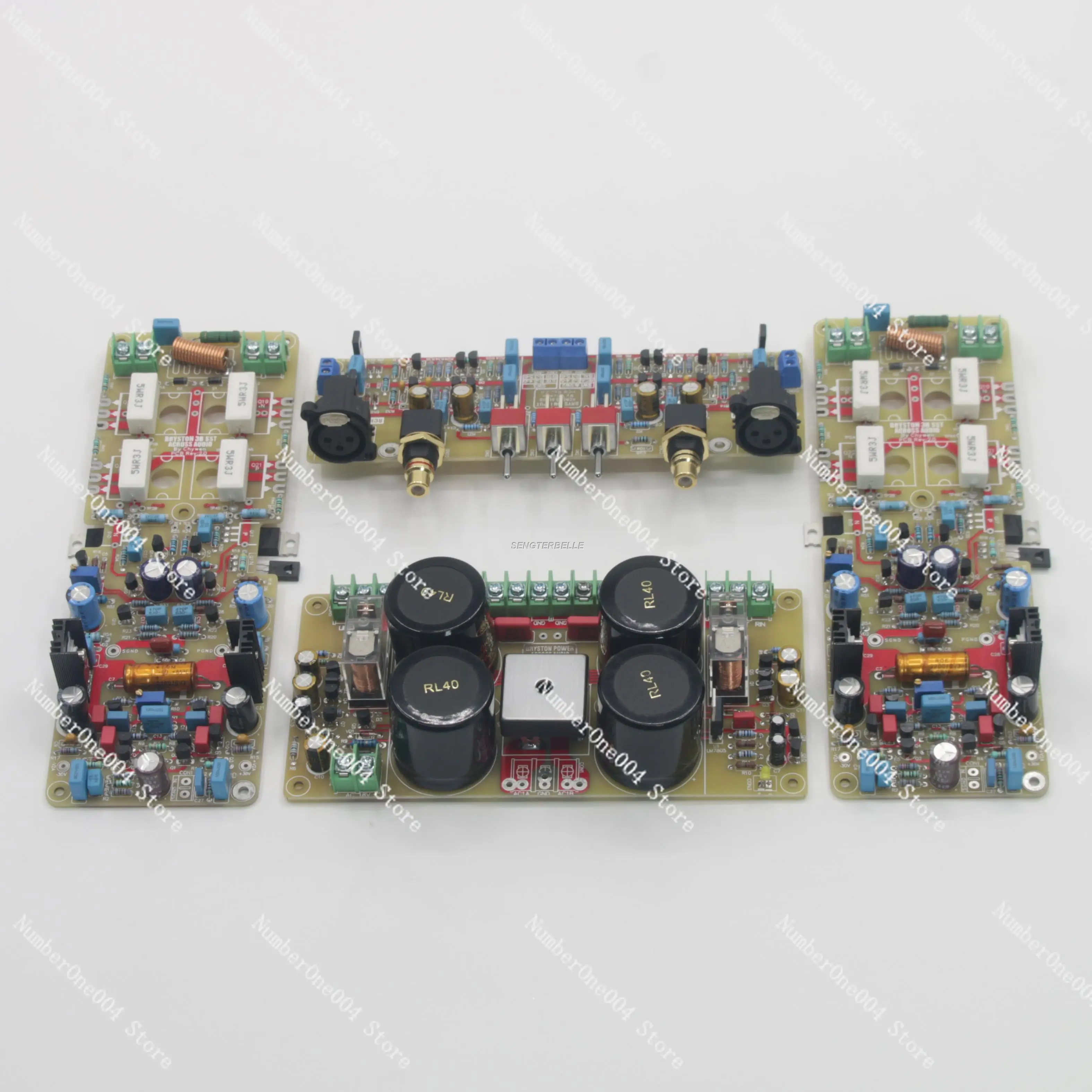 

HiFi Stereo 150W+150W Power Amplifier Board +PSU Board+ Input Switch Board