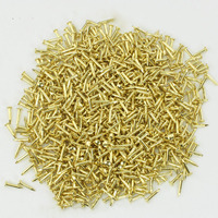 1100-1860PC Gold/Silver // Brass/Bronze Diameter 1.15mm Length 6mm 8mm 10mm Iron Small Mini Round Head Nail Jewelry Box Hinge