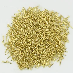 1100-1860PC Gold/Silver // Brass/Bronze Diameter 1.15mm Length 6mm 8mm 10mm Iron Small Mini Round Head Nail Jewelry Box Hinge