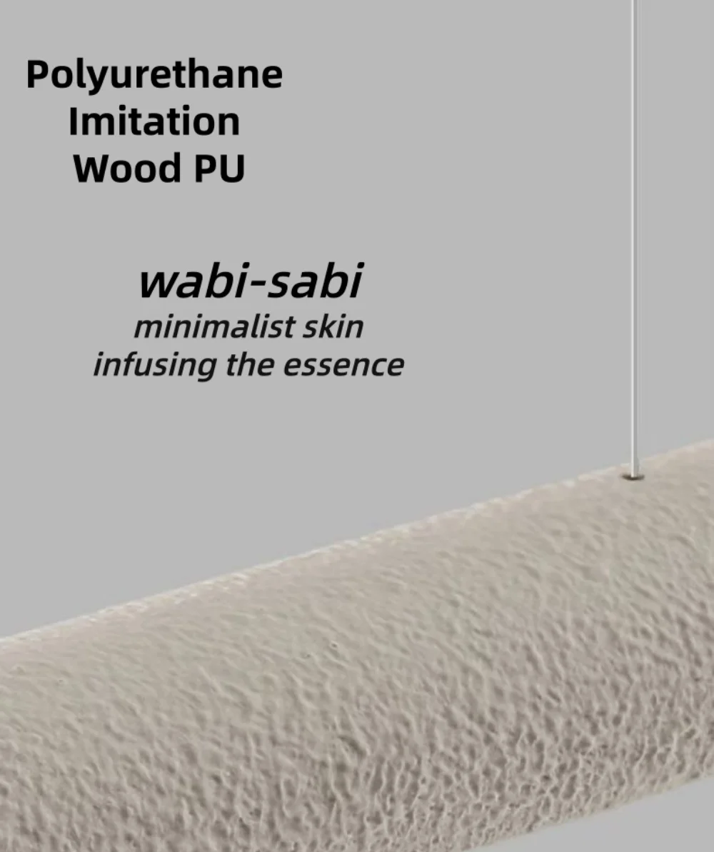 

Minimalist Long Strip Wabi Sabi Dining Room Pendant Lamps Tea Bar Cafe LED Ceiling Chandelier Home Decor Kitchen Loft Hanging