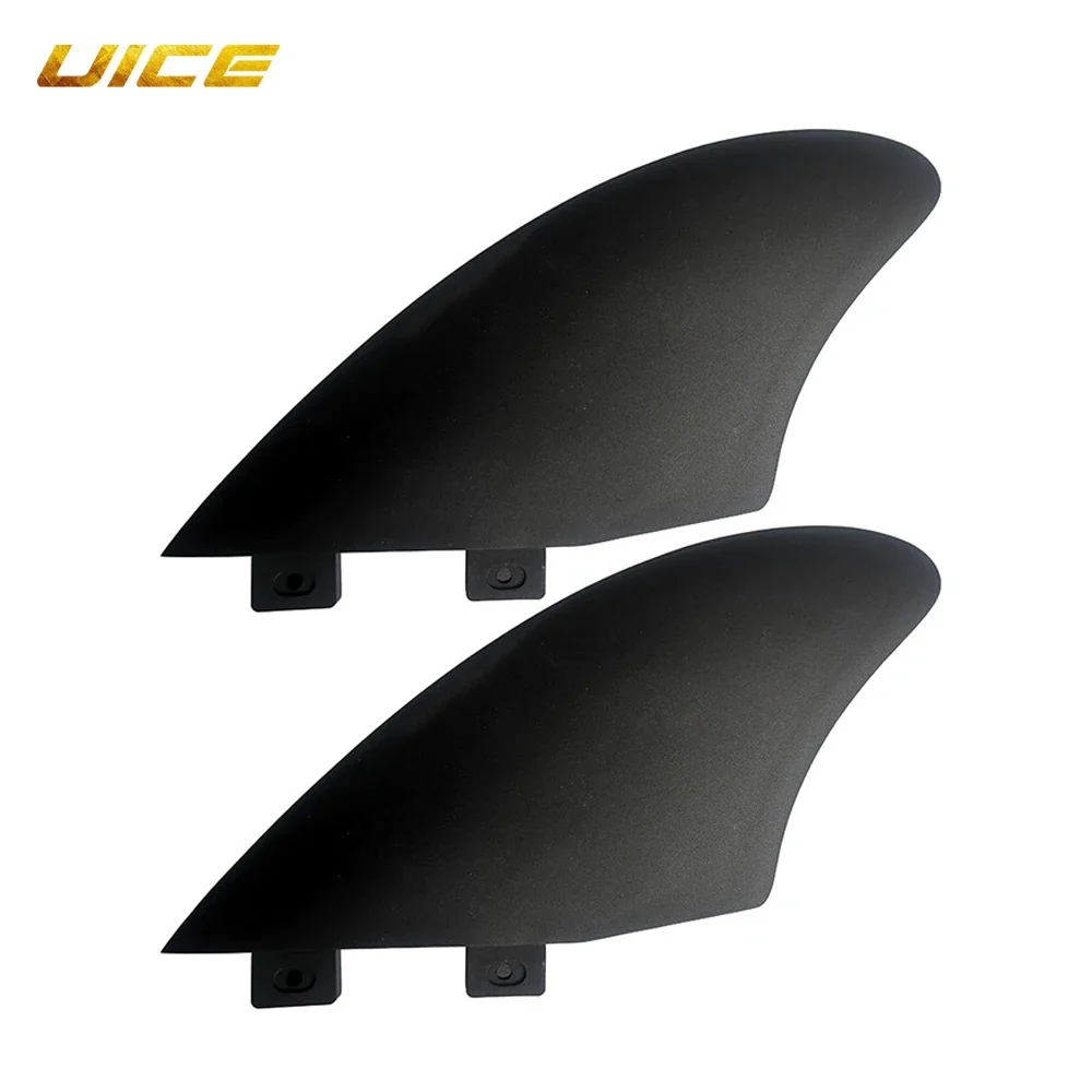 Twin Fins Keel Fins 2pcs Twin Quillas Keel Plastic Surfboard Fin Nylon Surf Fins For Surfing Double Tabs Keel Fin