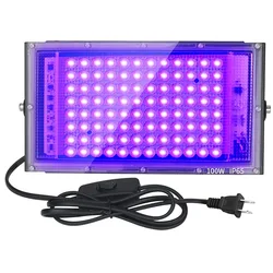 100W 200W 300W LED UV Curing Lamp Gel Curing Lights UV Glue Dryer for Phone Screen Car Glass Repair UV Resin Curing Lamps