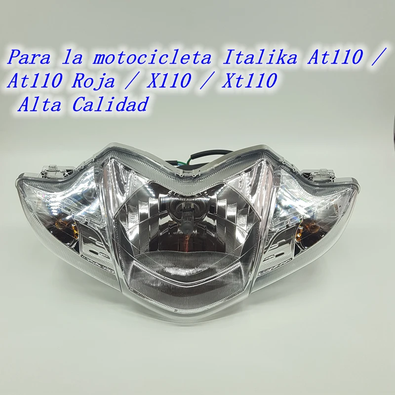 Suitable for motorcycle Italika At110 / At110 Roja/X110 / Xt110 headlight assembly