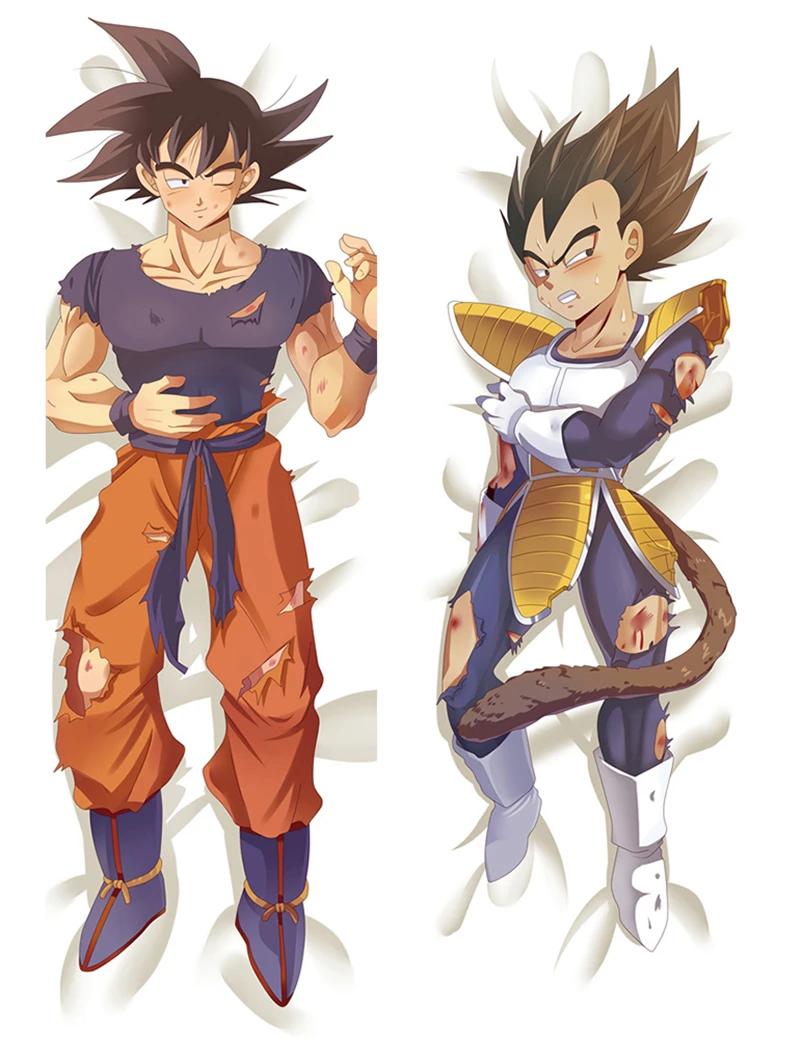 

Anime Dragon Son Goku Kakarotto Bejīta Yonsei Vegeta IV Peach Skin Dakimakura Pillow Case Cosplay Hugging Body Cartoon