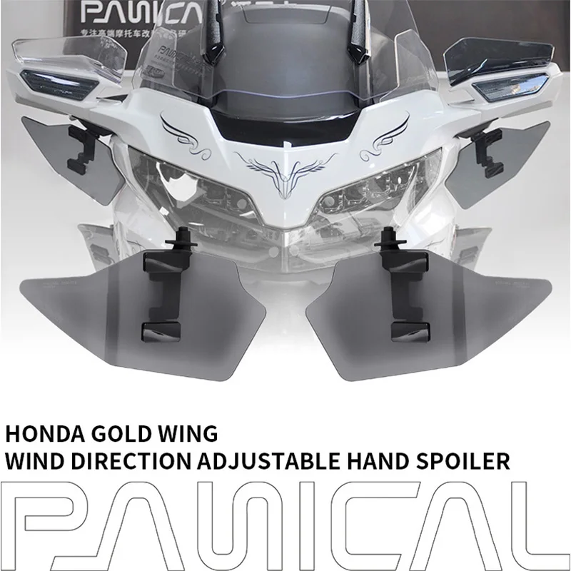 

PANICAL for Honda GoldWing GL1800 F6B DCT 2018-2025 Flange Deflector Air Deflector Adjustable Air Splasher Air Deflector