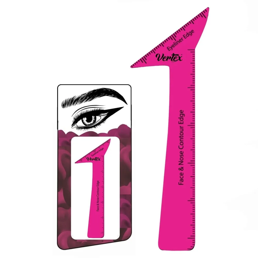 Set de Delineador de Ojos a Prueba de Agua con Plantillas, Lápiz, Brocha de Maquillaje Líquido, Sacapuntas para Delineado de Ojos de Gato, Punta Fina, para Principiantes, Fácil de Usar, Gel de Cejas, Sombra de Ojos