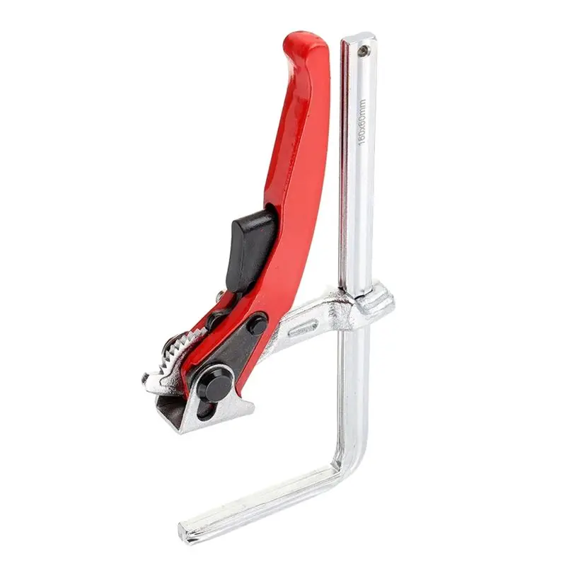 AB47-Quick Guide Rail Clamp Carpenter F Clamp Quick Clamping For -MFT And Guide Rail System Hand Tool Woodworking DIY