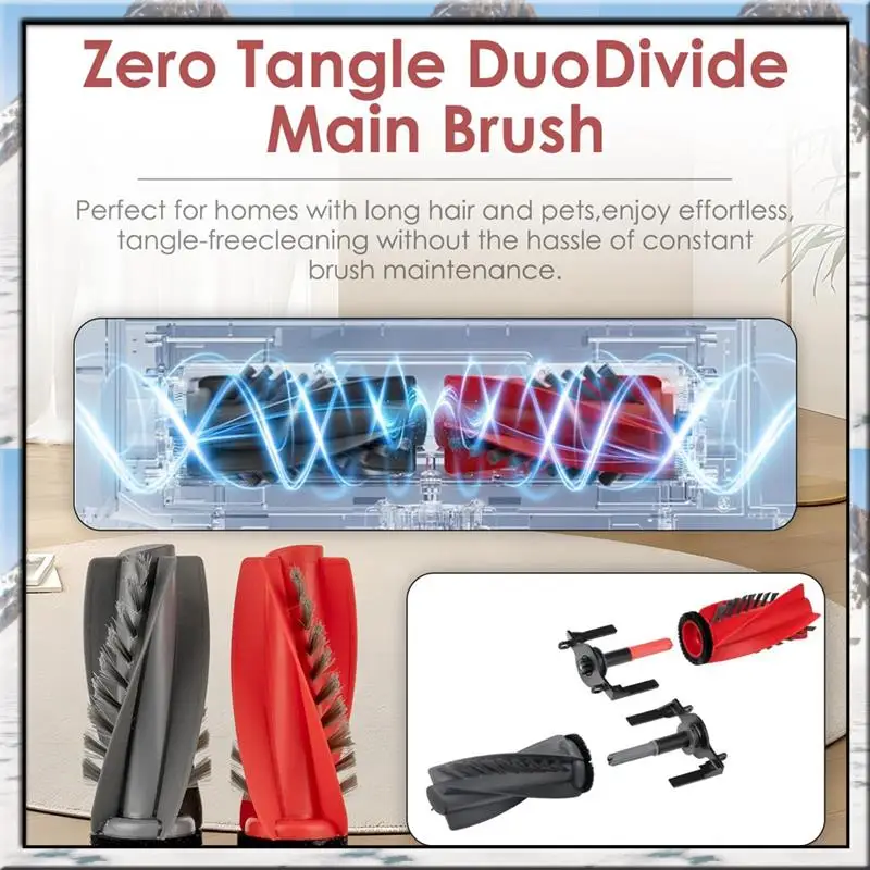 

AS59 -For Roborock Sweeping Robot Qrevo Edge, Main Brush Accessories For Sweeping Machine Sweeper Spare Parts