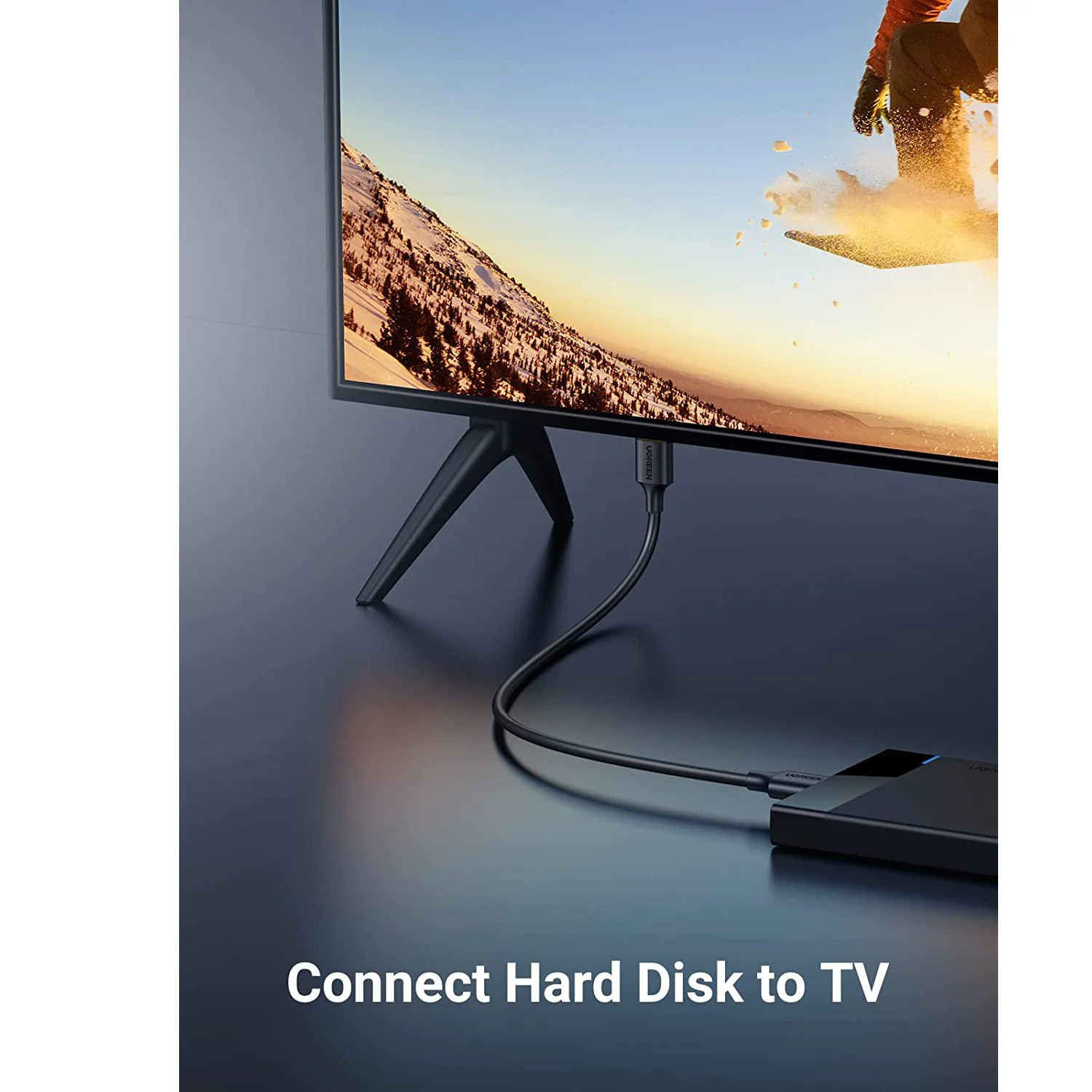 UGREEN マイクロ USB 3.0 ケーブル USB 3.0 タイプ A オス - マイクロ B コード 5 Gbps 転送速度