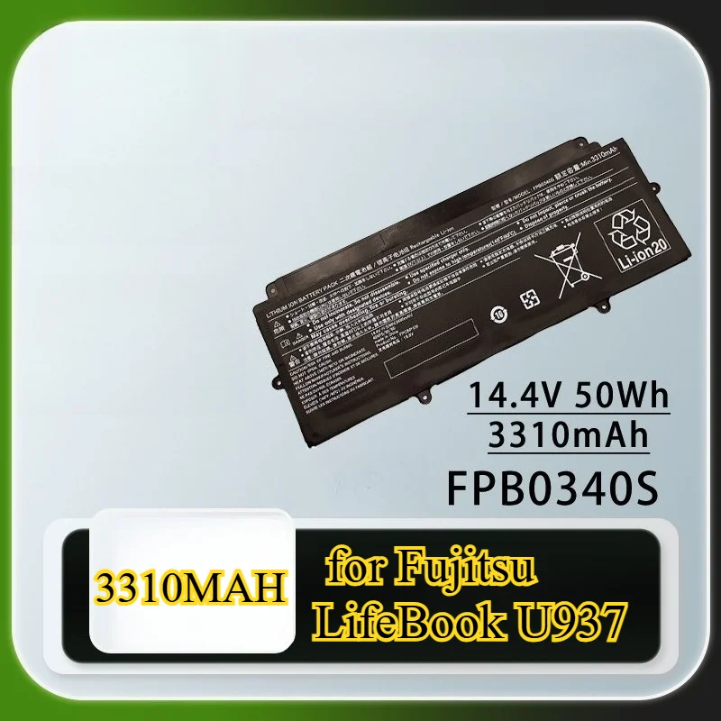 

Аккумулятор для ноутбука 3310 мАч для Fujitsu LifeBook U937 U938 U939 E548 — замена моделей FPB0340S FPCBP536.