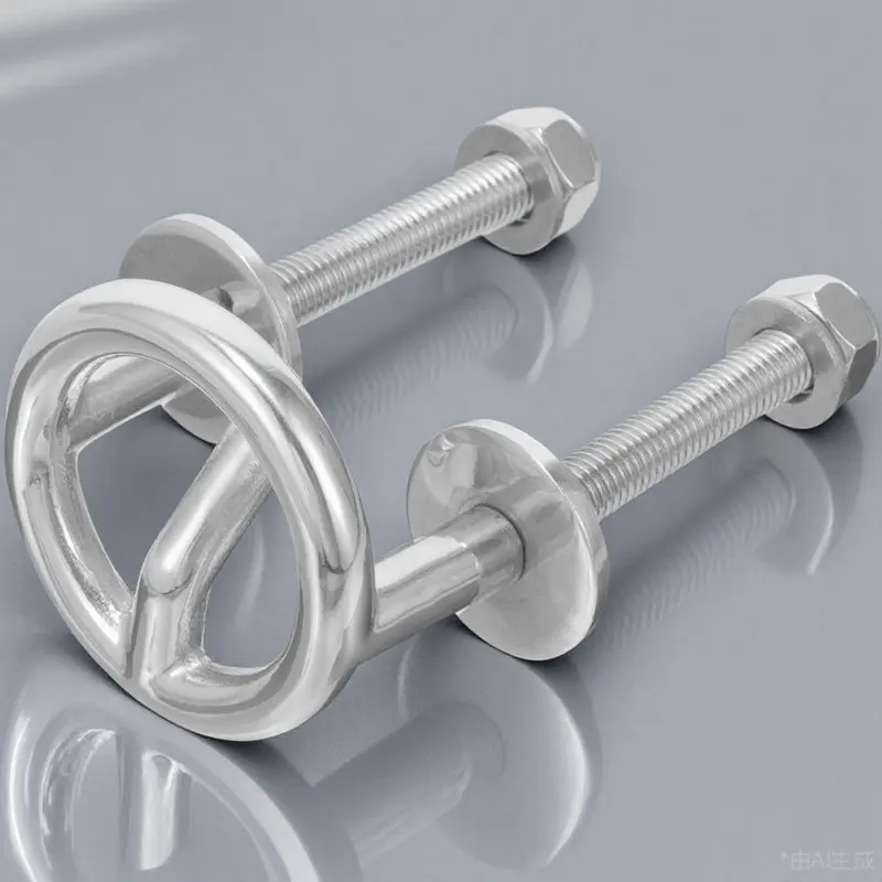 

Heavy Duty Stainless Steel Water Ski Tow Ring Boat Hardware Accessory for Yacht Pontoon Tubing Skiing Towing Marine Grade