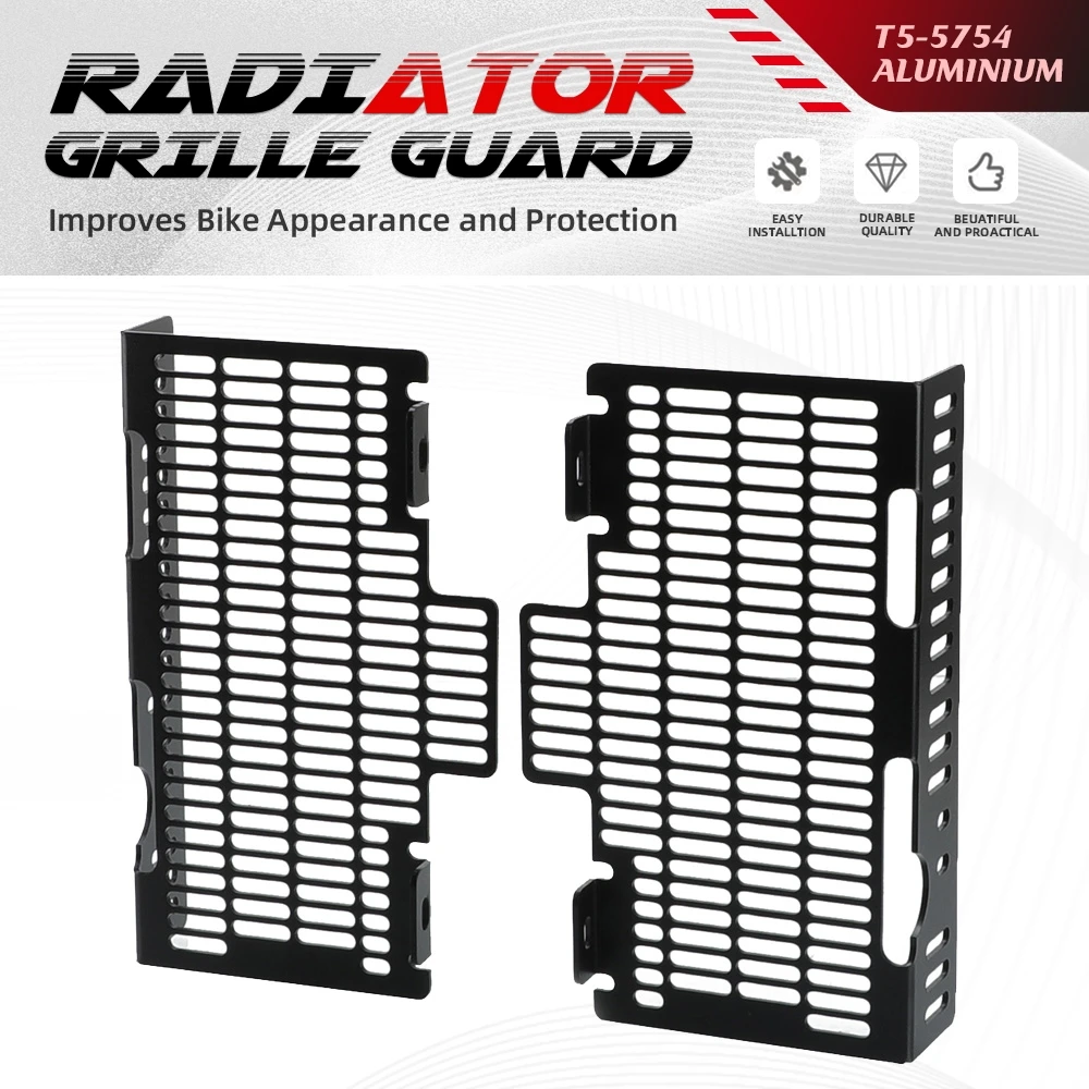 

Aluminum Radiator Grill Guard Cover Grille Oil Cooler Protector Motorcycle Accessories For Honda CR125R CR250R 2002-2003-2004