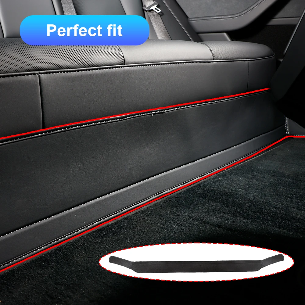 Leather Protective Pad Rear Seat Lower Protective Mat For Tesla Model 3 Surround Cushion Protector Anti-dirty Kick Pads Leather