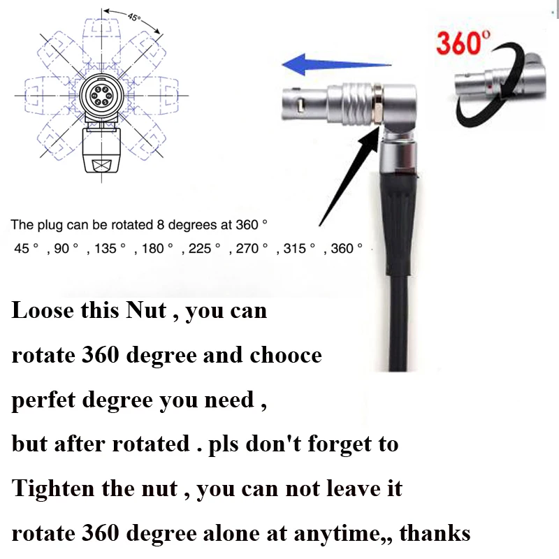 ROT KOMODO TIMECODE KABEL für bnc zu 9pin Sound eingang Zeit Code Kabel Für ROT KOMODO – Detail 4