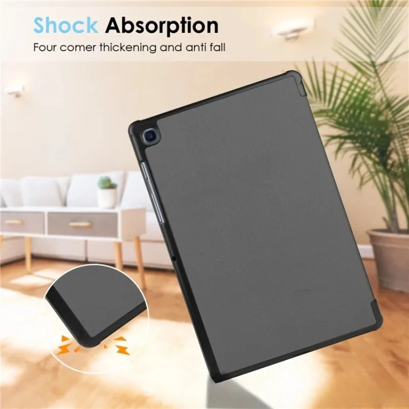 

Three-fold Tablet Cases for Lenovo P11 Pro 11in 2025 Xiaoxin Pad Pro Tab P12 12.7in Case Tab M10 Plus 10.6in Protective Case