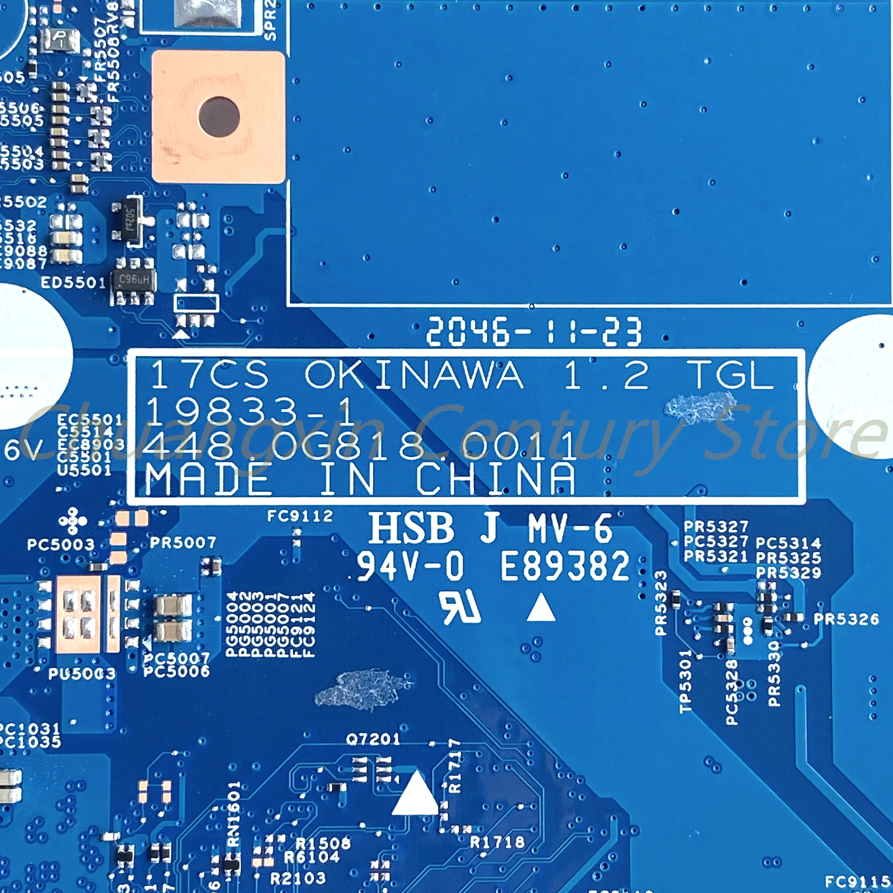 19833-1 Scheda madre per laptop HP ENVY 17-CE con CPU I5-1135G7 I7-1165G7 DDR4 Test al 100% Spedizione completamente funzionante