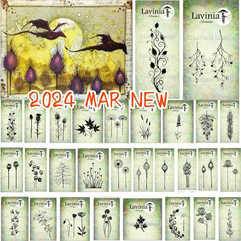 Lilium Set Stamps Scrapbook Diary Decoration Stencil Embossing Template DIY Greeting Card Handmade 2024