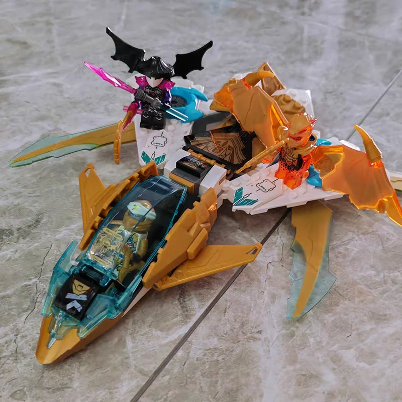 MOC Temple Dragon of Chaos Bounty Tournament Battle Arena Building Block Toy