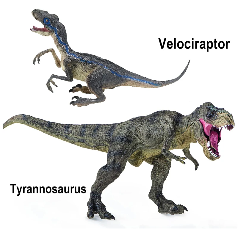 2PCS Jumbo Dinosaur Display Model Set, Realistic Dinosaur Figurines - Large Dino Collection & Gentle Playset for Boys and Girls