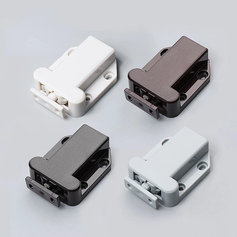 딱정벌레 자동 잠금 화재 캐비닛 문짝 리바운더 문짝 터치 캐비닛 흡입 보이지 않는 문짝 플라스틱 바운싱 프레스 터치 비드, 1 개