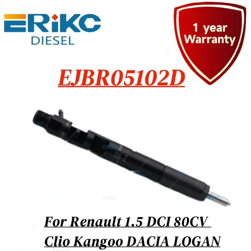 EJBR05102D Brand New Sprayers Diesel Injectors 28232251 Fuel Injector Assembly for Renault 1.5 DCI 80CV Clio Kangoo DACIA LOGAN