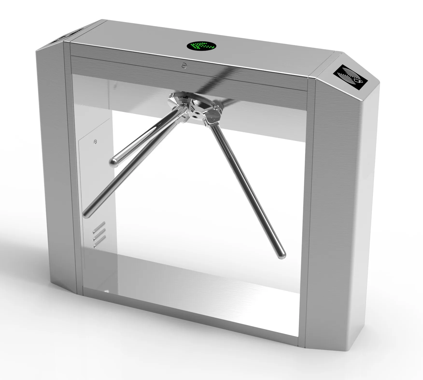 CE Approved 304 Stainless Steel Bi-Direction Face Recognition RFID Card Access Control System Tripod Turnstile for Factory&Park