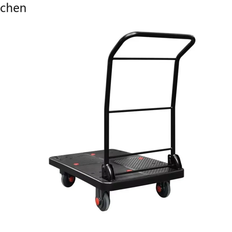 YFY  Folding Handcart Ultra-Quiet Flatbed Elevated Hand Moving Small Cart Picking Cart