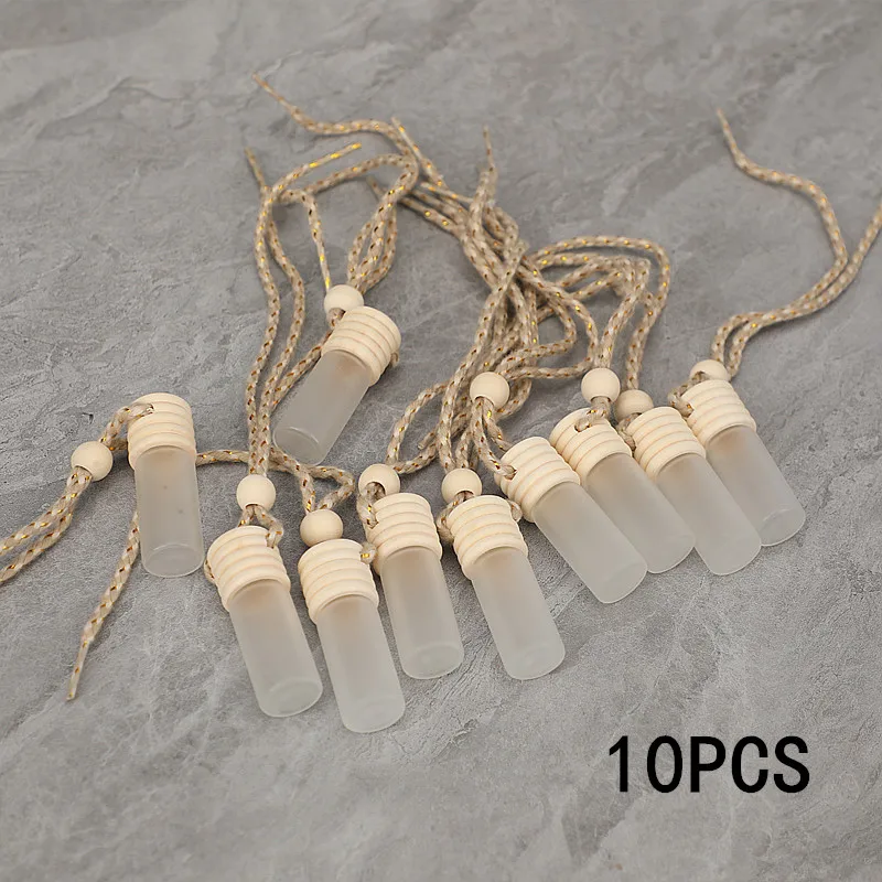 1/10PCS 5ml Auto Parfüm Flasche Für Ätherische Öle Lufterfrischer Auto Ornament Auto-styling Parfüm anhänger Heißer Auto Zubehör ﻿