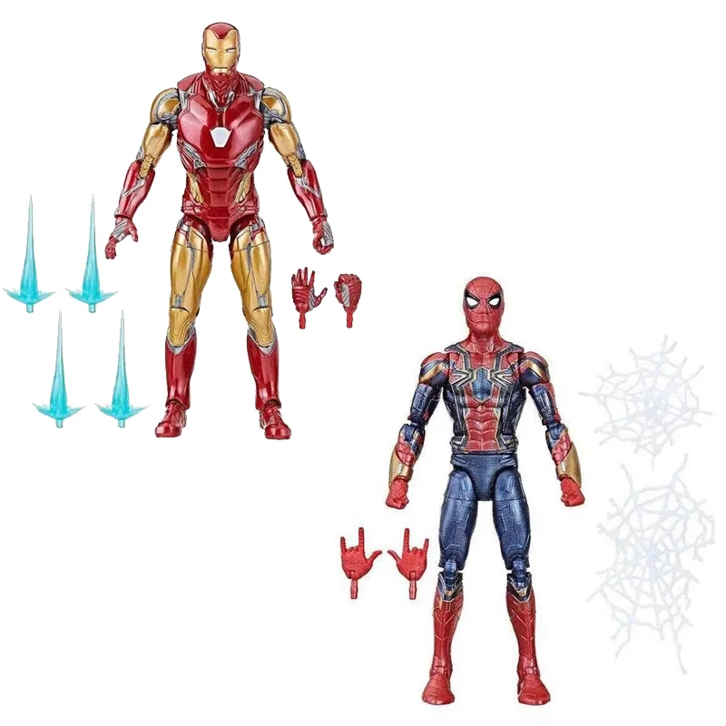 

Marvel 6-дюймовая шарнирная фигурка Мстители Железный человек Человек-паук Коллекционная модель Модная игрушка Идеальный праздничный подарок для фанатов