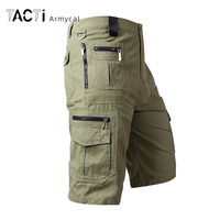 Cargo Shorts Summer Men Pant Casual Mulit-Pocket Beach Shorts Cotton Trousers Overalls Hiking Pants Plus Size S-5Xl Men's Wear