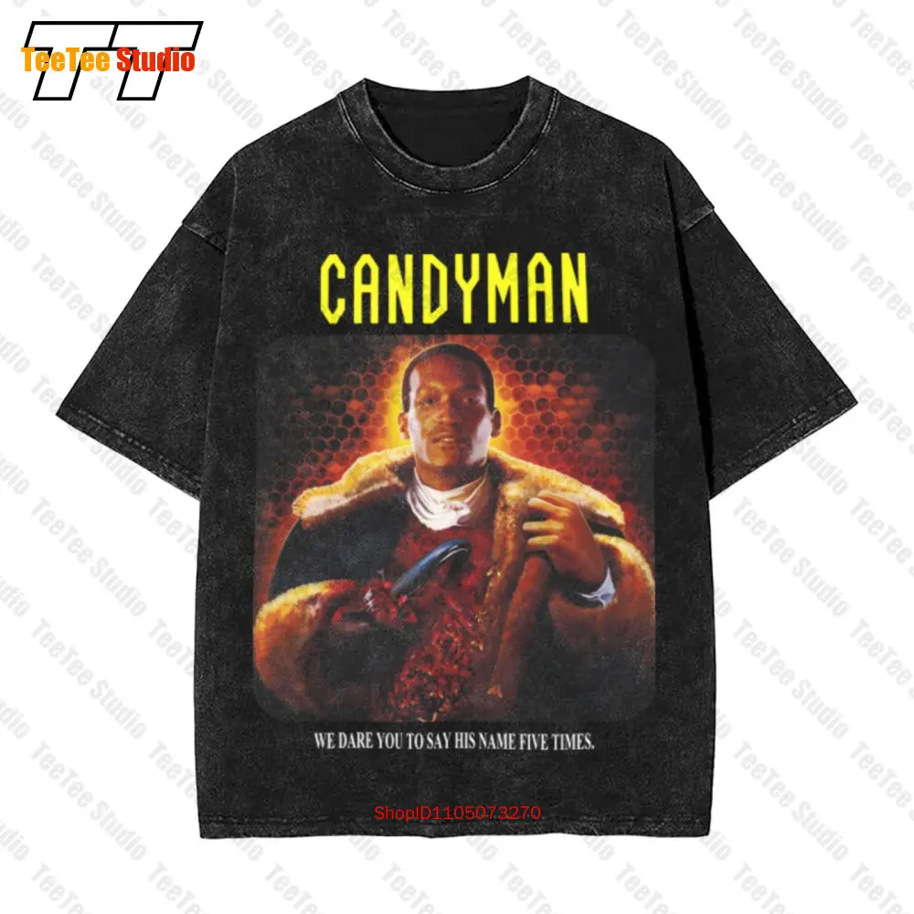 Candyman Retro Clive Barker Slasher Film Essential Cotton T-Shirt 8IWO