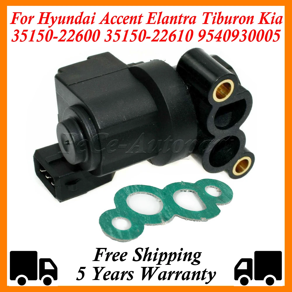 Idle Air Control Valve IAC 35150-22600 for Hyundai Accent Elantra Tiburon Kia I4 35150-22600 35150 22600 3515022600 AC493 AC4229