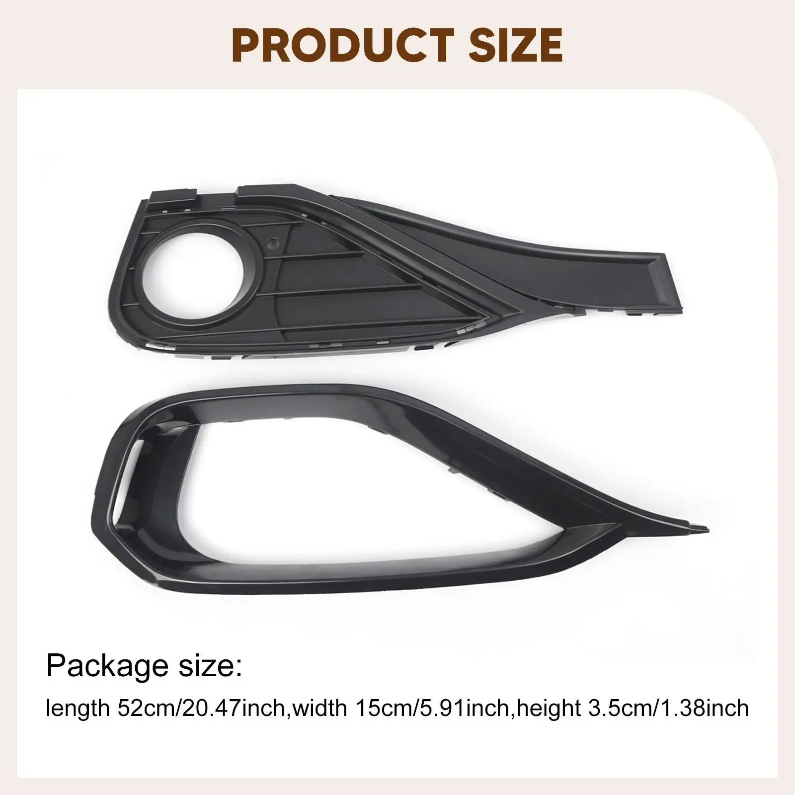 الجبهة الضباب ضوء الكسوة يغطي 51117294834 الضباب ضوء مصباح الحافة يغطي لسيارات BMW 4 سلسلة F32 14-20 F33 2014-2020 F36 2014-2020