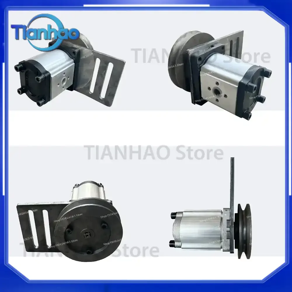 Ultra-thin Narrow-Sided Gear Pump Seat for 306 310 314 316 320 25 Belt Wheel Hydraulic Oil Pump