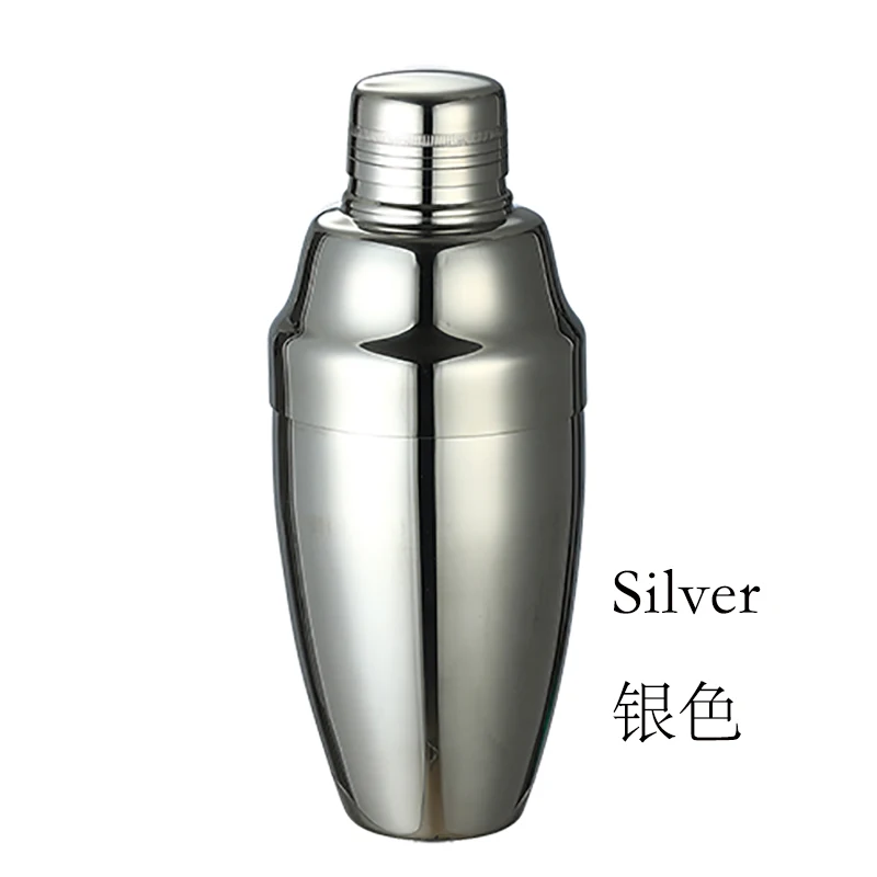 500ml Stainless Steel Cobbler Shaker with Etching Pattern Cocktail Shaker Bar Shaker Cobbler Shaker Bar Tools