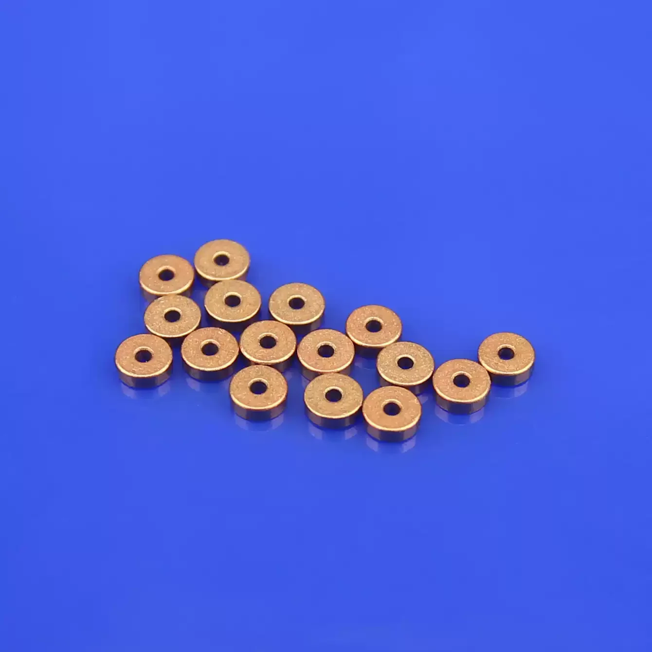 10pcs/lot Metal Ring Inner Diameter 3.1mm Outer Diameter 7mm Thickness 2.8mm Iron Copper Base Oil Bearing Bushing Copper gear