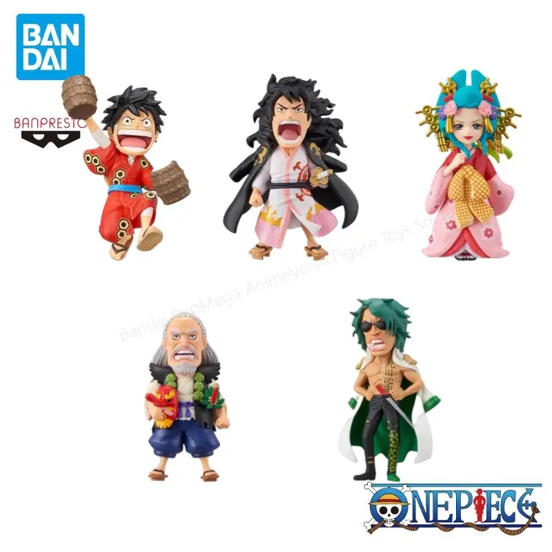 In Stock 100% Original Bandai Banpresto One Piece Wcf Wano Country Animation Peripherals Model Garage Gift Collectible