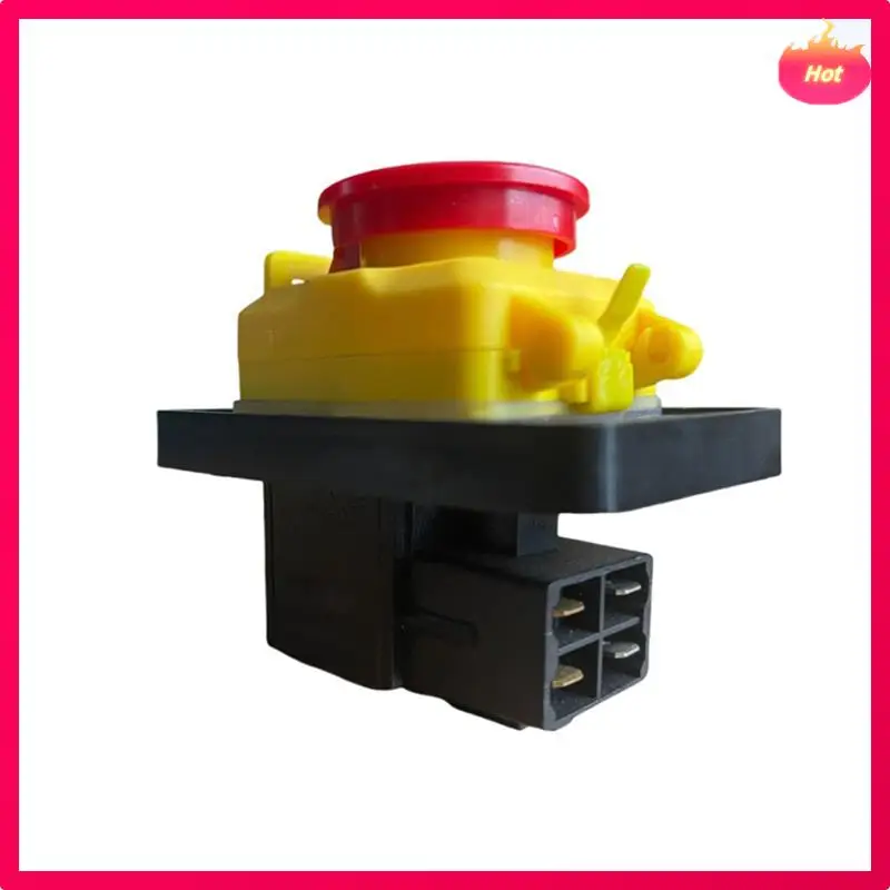 ABYP 2X CK5 AC250V 4-Pin Start Stop No Volt Release Push Button Switch Common To Woodshop And Metalwork Machines