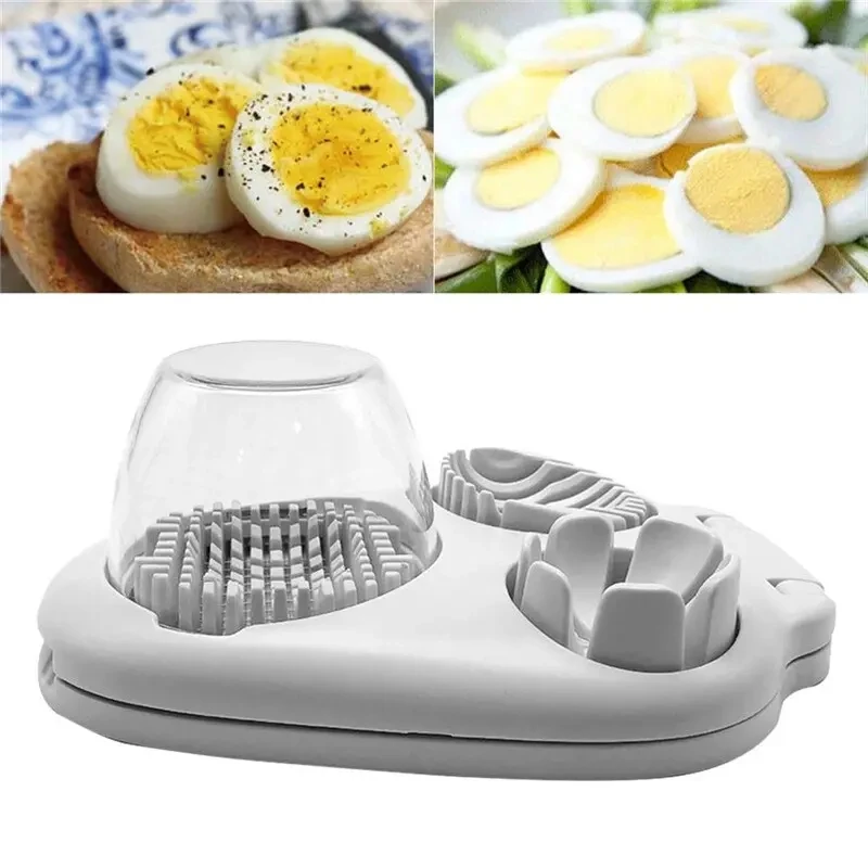 Fruit Vegetable Manual Slicers Household Kitchen Supplies 3in1 Creative Egg Slicer Hard Boiled Eggs Slicers Kitchen Food Slicers